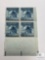 #966 - 1948 3c Palomar Mountain Observatory Block of Four Stamps