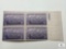 #970 - 1948 3c Fort Kearny Centenary Plate Block of Four Stamps