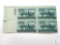 #981 - 1949 3c Minnesota Territory Plate Block of Four Stamps
