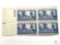 #982 - 1949 3c Washington and Lee University, Plate Block of Four Stamps