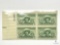 #983 - 1949 3c Puerto Rico Election Plate Block of Four Stamps