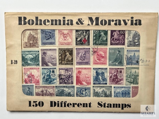 Bohemia & Moravia, B-39, 150 Different Stamps, Unopened Envelope