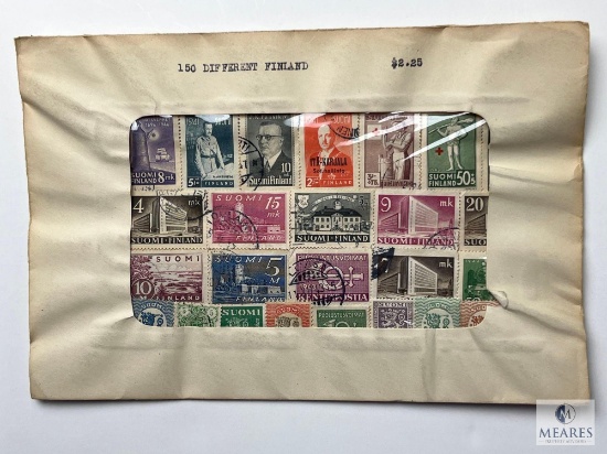 Finland, 150 Different Stamps, Unopened Envelope
