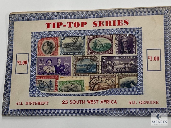 Tip-Top Series, 25 Different South-West Africa, Unopened Envelope