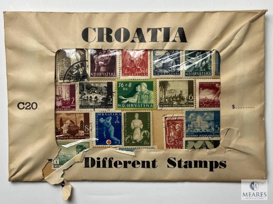 Croatia, C20, Different Stamps, Loose In Envelope