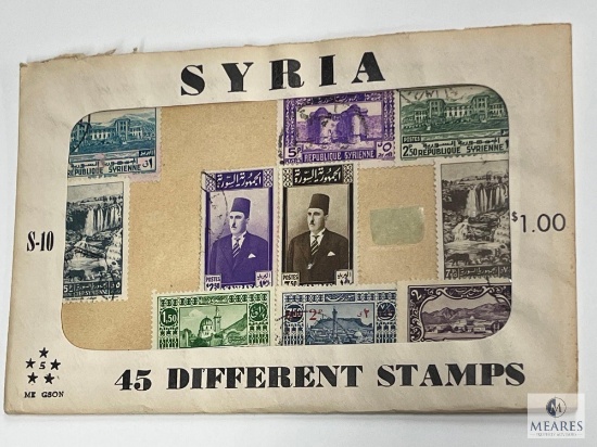Syria, S-10, 45 Different Stamps, Loose In Envelope