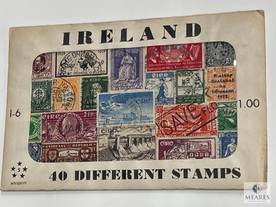 Ireland, I-6, 40 Different Stamps, Unopened Envelope