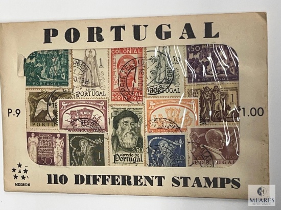 Portugal, P-0, 110 Different Stamps, Unopened Envelope