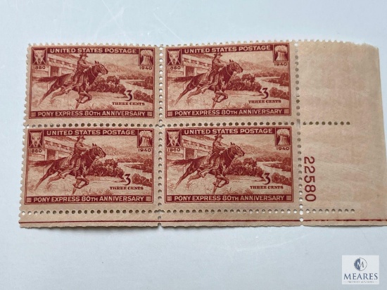 #894 - 1940 3c Pony Express 80th Anniversary
