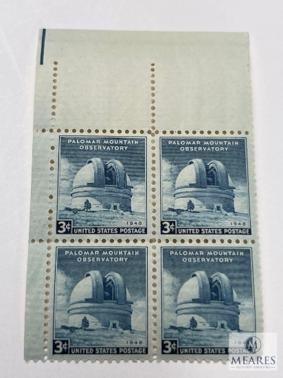 #966 - 1948 3c Palomar Mountain Observatory Block of Four Stamps