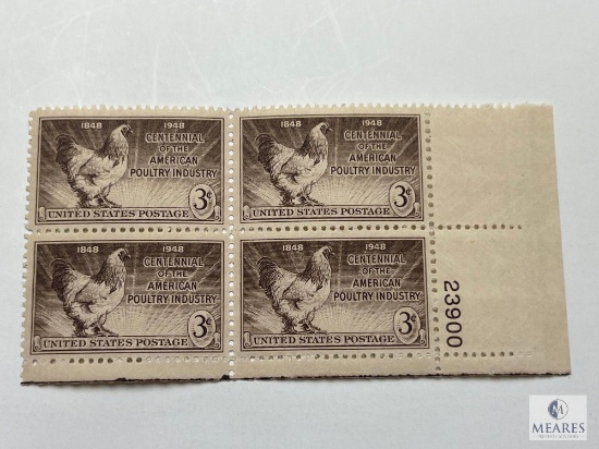 #968 - 1948 3c Centennial of the American Poultry Industry