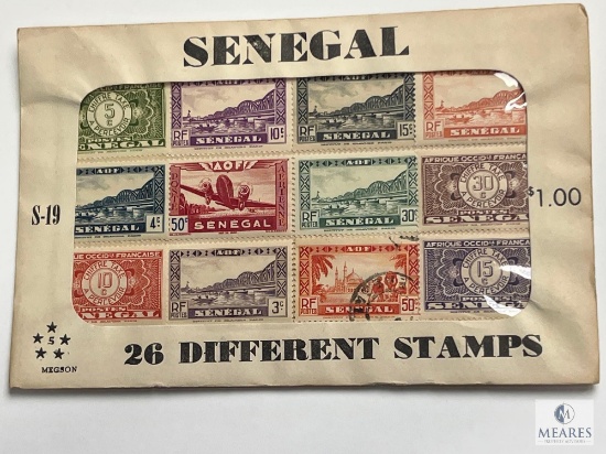 Senegal, S-19, 26 Different Stamps, Unopened Envelope