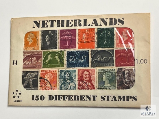 Netherlands, N-1, 150 Different Stamps, Unopened Envelope