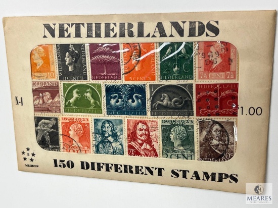 Netherlands, N-1, 150 Different Stamps, Unopened Envelope