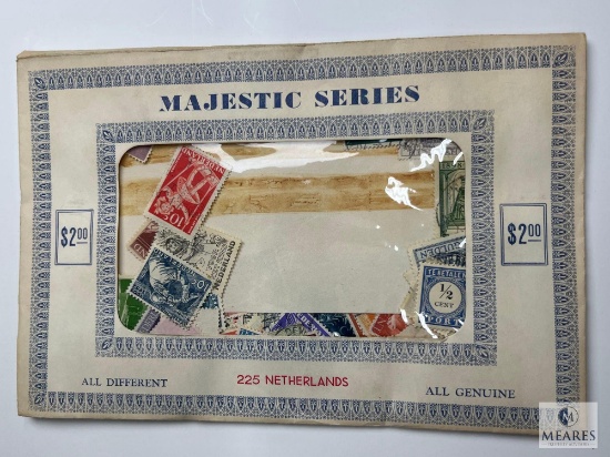 Majestic Series, 225 Different Netherlands Stamp, Loose In Envelope