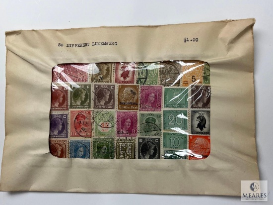 Luxemburg, 50 Different Stamps, Unopened Envelope