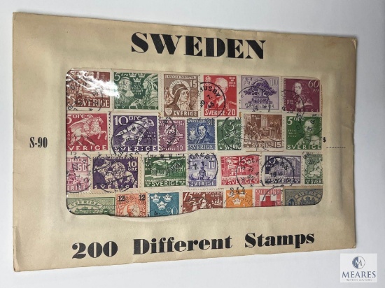 Sweden, S90, 200 Different Stamps, Unopened Envelope