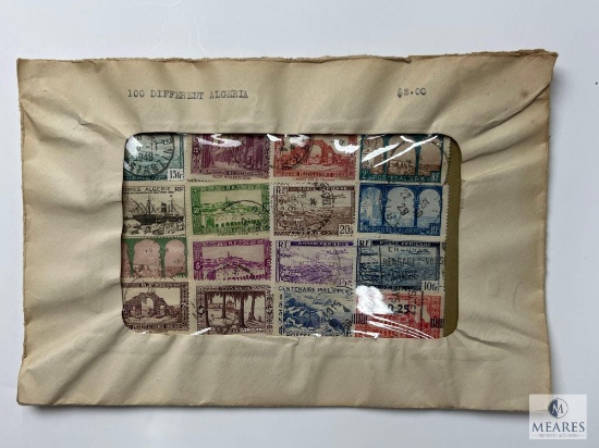 Algeria, 100 Different Stamps, Unopened Envelope