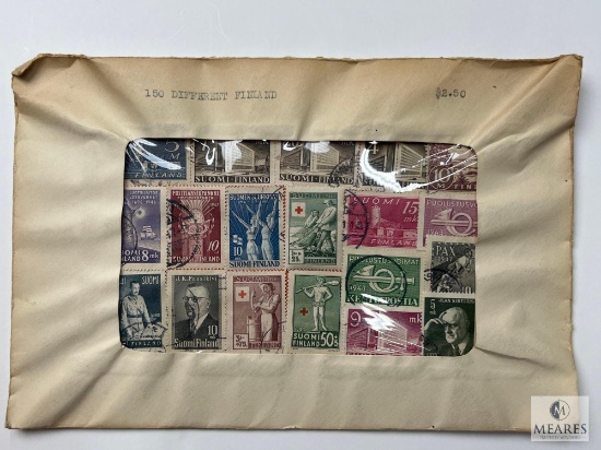 Finland, 150 Different Stamps, Unopened Envelope