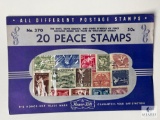 Peace Stamps, 20 Different Stamps, See Description Below, Unopened Envelope