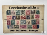 Czechoslovakia, C-204, 300 Different Stamps, Unopened Envelope