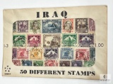 Iraq, I-3, 50 Different Stamps, Unopened Envelope