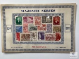 Majestic Series, 300 Scandinavia Different Stamps, Unopened Envelope
