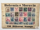 Bohemia & Moravia, B-39, 150 Different Stamps, Unopened Envelope