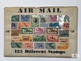 Air Mail, A202, 125 Different Stamps, Unopened Envelope