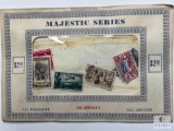 Majestic Series, 125 Different Airmail Stamps, Unopened Envelope