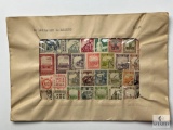 Manchukuo, 50 Different Stamps, Unopened Envelope
