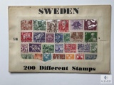 Sweden, S-90, 200 Different Stamps, Unopened Envelope
