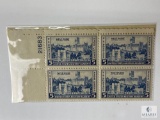 # 789 - 1937 5c Army and Navy: West Point Military Academy Plate Block of Four Stamps