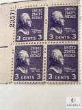 BK101 - 1938 73c Thomas Jefferson Plate Block of Four Stamps