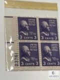 BK101 - 1938 73c Thomas Jefferson Plate Block of Four Stamps