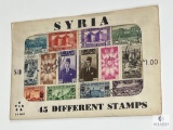 Syria, S-10, 45 Different Stamps, Unopened Envelope