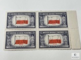 # 909 - 1943 Overrun Countries: 5c Flag of Poland Plate Block of Four Stamps