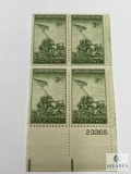 #929 - 1945 3c US Armed Forces: Iwo Jima Plate Block of Four Stamps