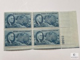 #933 - 1946 5c Roosevelt and Four Freedoms Plate Block of Four Stamps