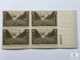 #934 - 1945 3c US Armed Forces: Army Plate Block of Four Stamps