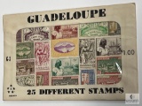 Guadeloupe, G-3, 25 Different Stamps, Unopened Envelope