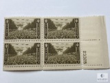 #934 - 1945 3c US Armed Forces: Army Plate Block of Four Stamps