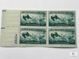 #936 - 1945 3c US Armed Forces: Coast Guard Plate Block of Four Stamps