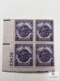 #940 - 1946 3c US Armed Forces: Veterans of World War II Plate Block of Four Stamps