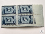 #942 - 1946 3c Iowa Centennial Plate Block of Four Stamps