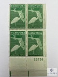 #952 - 1947 3c Everglades National Park Plate Block of Four Stamps