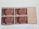 #955 - 1948 3c Mississippi Territory Plate Block of Four Stamps