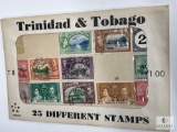 Trinidad & Tobago, T-8, 25 Different Stamps, Loose In Envelope