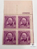 #960 - 1948 3c William Allen White Plate Block of Four Stamps