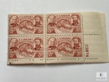 #964 - 1948 3c Oregon Territory Centennial Plate Block of Four Stamps
